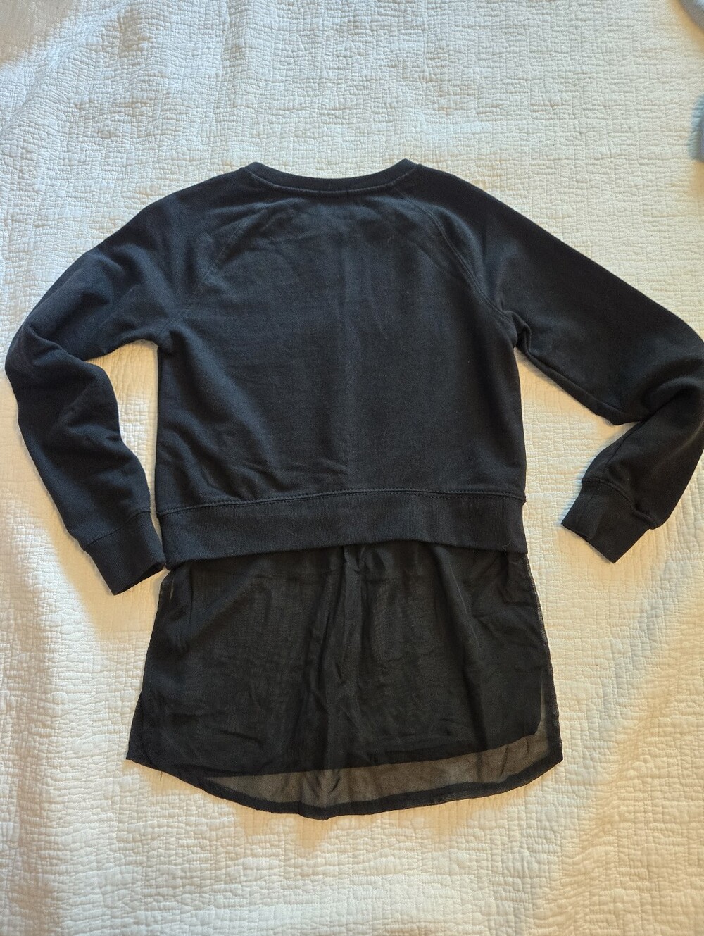 Pepco EU Brand, Girls' Black 'I Want Friday Forever Long Sleeve Top Size 146/152 - Picture 6 of 10